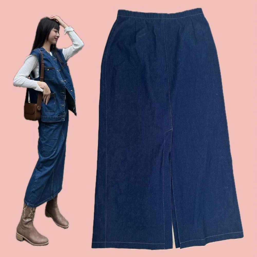 Ingenuity Denim Skirt – Made in Canada, Union Made